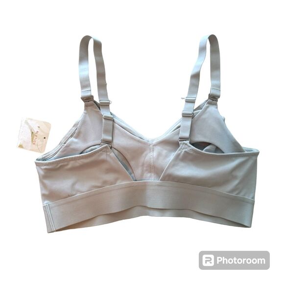 Fabletics | White Maternity Nursing Bra Convertible Adjustable Size XL NWT - Picture 8 of 8